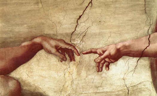 Michelangelo-Creation-of-Adam-hand